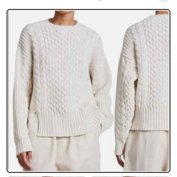 Apiece apart Cable Knit Sweater